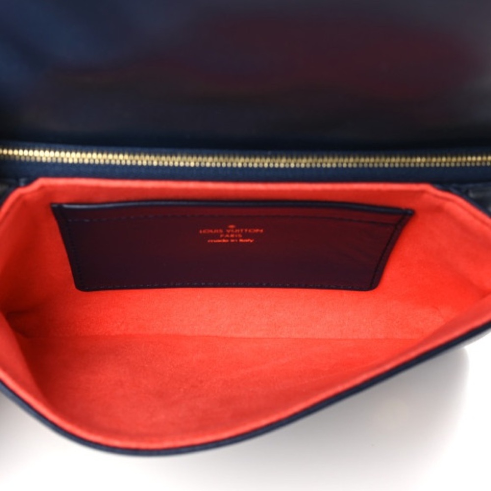 Louis Vuitton Multicolor Lambskin Embossed Monogram LV Garden l Coussin Navy - Picture 6 of 17